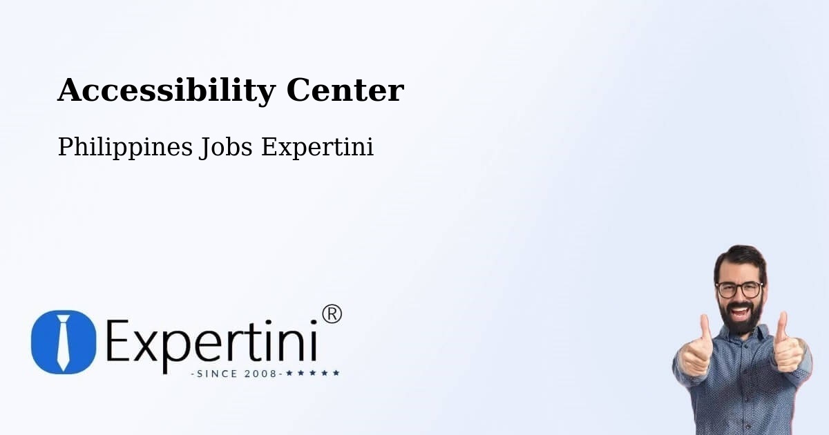 Accessibility Statement – Panabo - Philippines Jobs Expertini