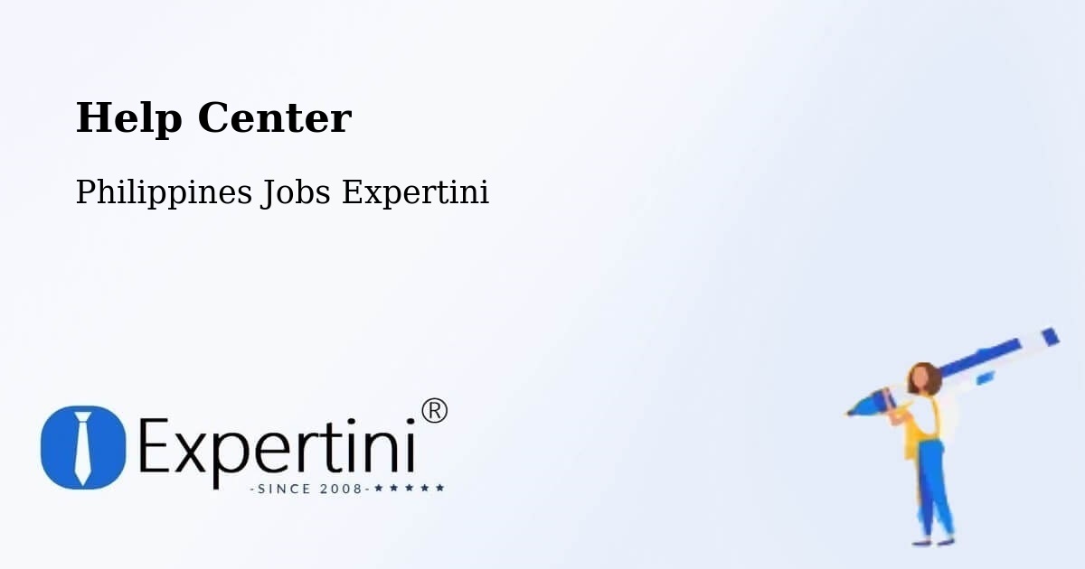 Help Center – Panabo - Philippines Jobs Expertini