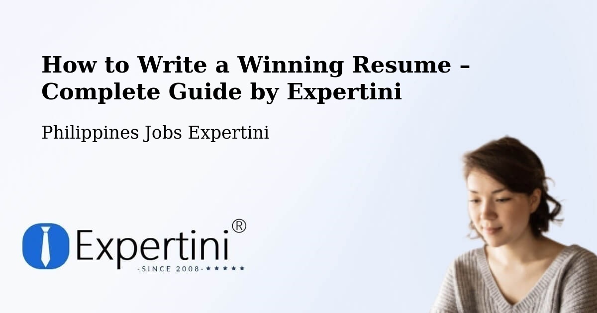Resume Writing Guide for Job Seekers – Panabo - Panabo, Philippines Jobs Expertini
